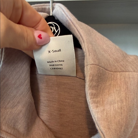 Varley DoubleSoft Zip-Up in Soft Beige - Picture 3 of 6